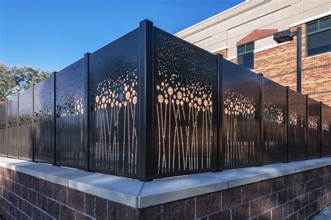 exterior metal screen panels